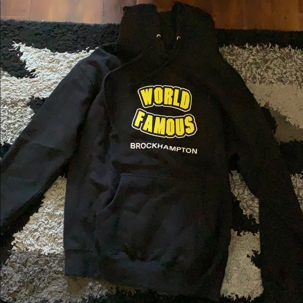 brockhampton matt champion black hoodie